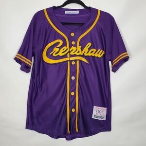 Crenshaw Kobe‎ Bryant #24 Nipsey Hussle Baseball Jersey Size S Headgear Classics